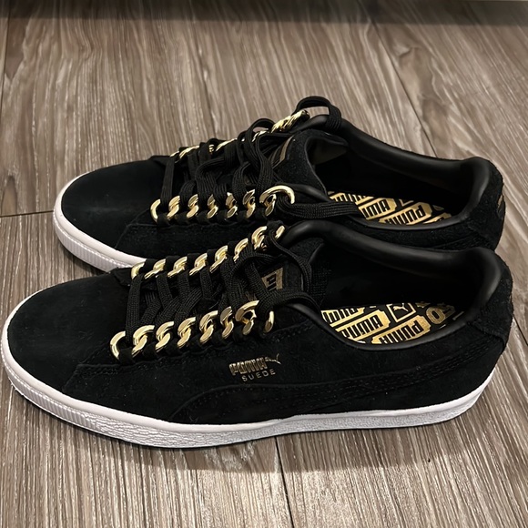 PUMA SUEDE CLASSIC X CHAIN. Size 5.5 Men - Picture 4 of 9